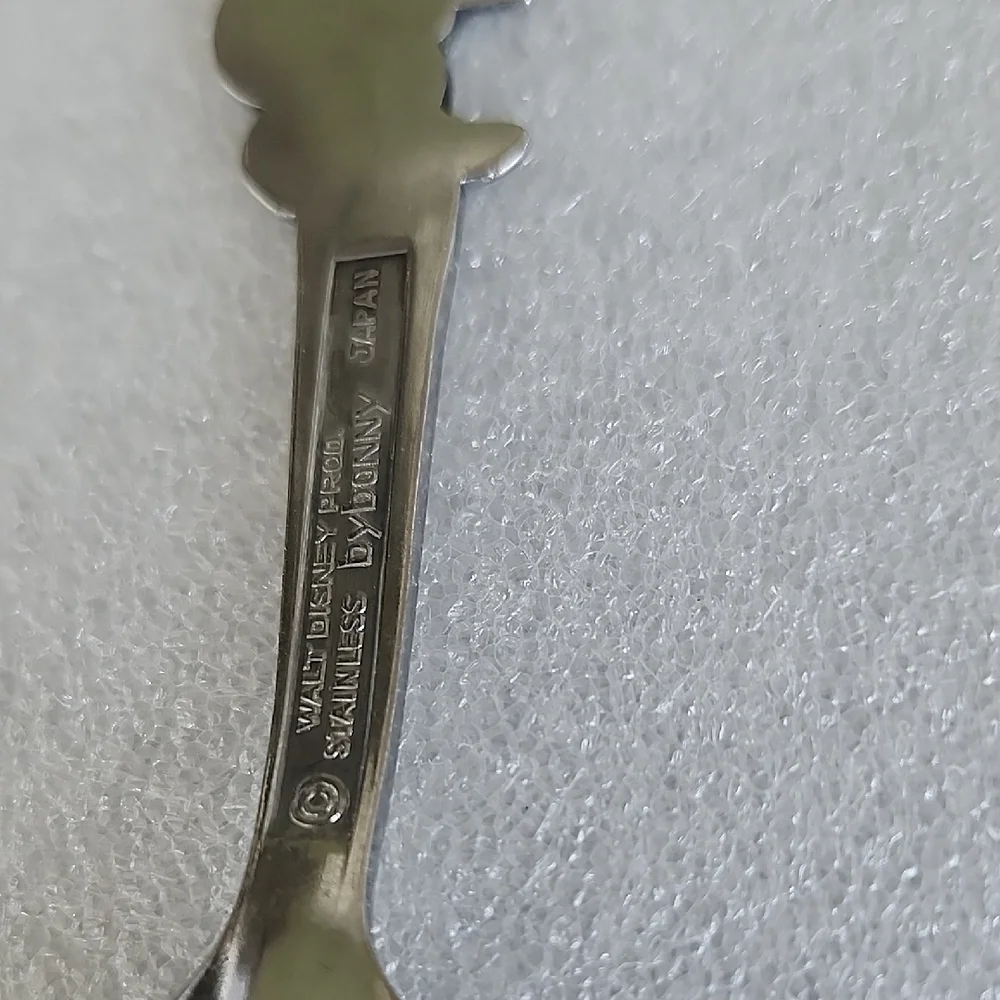 Vintage Walt Disney Donald Duck Character Spoon Stainless Steel Japan